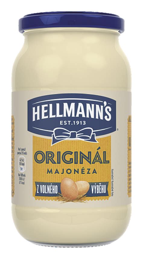 Balenie majonézy Hellmann's