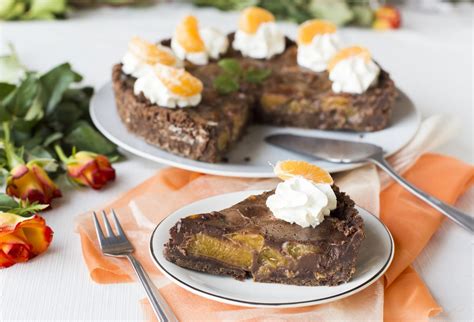 Čokoládová torta s mandarínkami