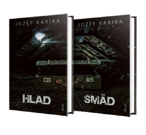 Obálky kníh Hlad a Smäd od Jozefa Kariku
