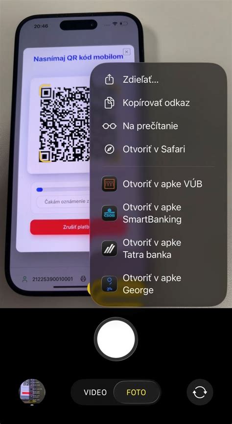 Schéma fungovania QR platieb