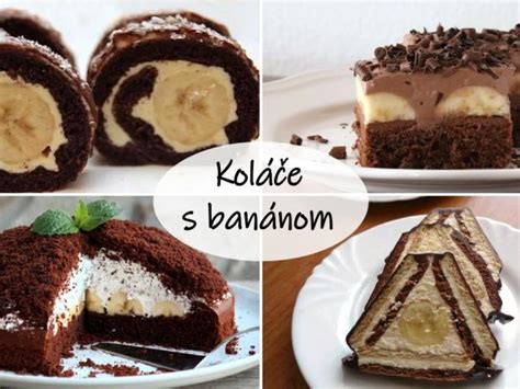 Schéma vrstvenia torty s banánom