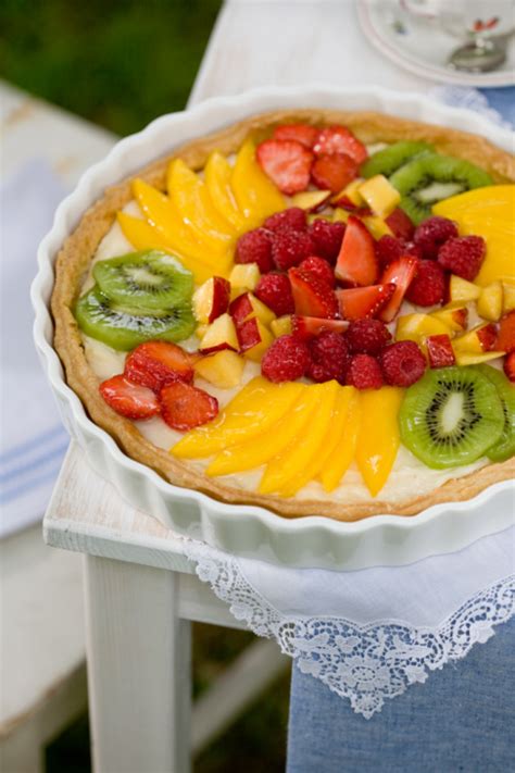 ovocný tart s rozmarínom