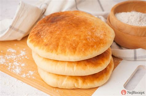Arabský chlieb pita s vreckom