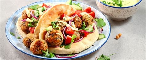 Falafel v pita chlebe