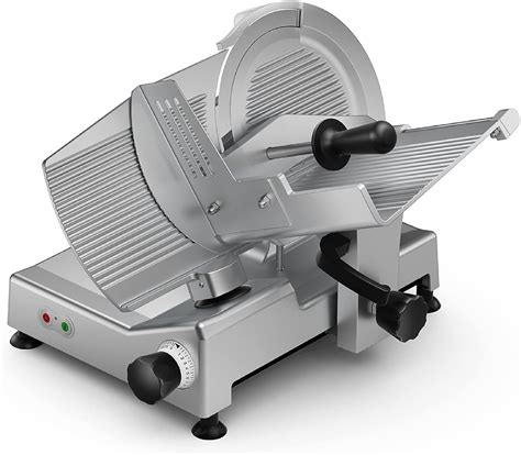 Modern electric kitchen slicer in use