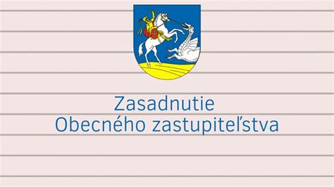 Zasadnutie obecného zastupiteľstva v Báhoni