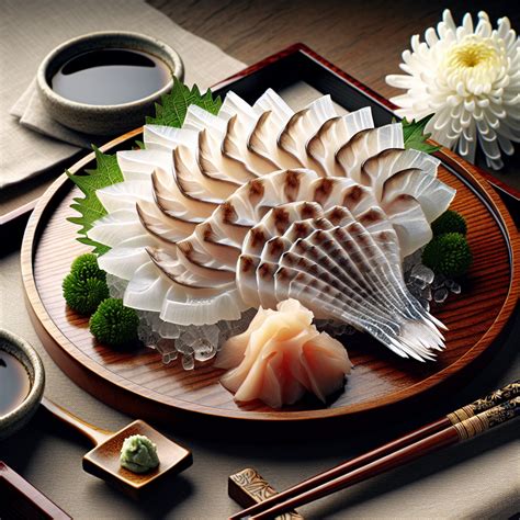 Fugu sashimi