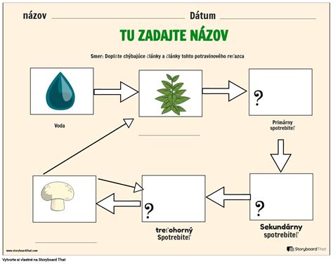 Diagram potravinového reťazca a kontroly