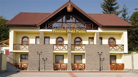 Pohľad na penzión Zlatá Putňa vo Viničkách