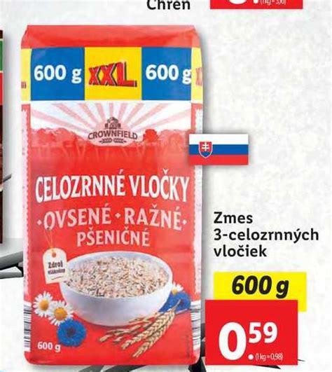Zmes celozrnných múk a vločiek