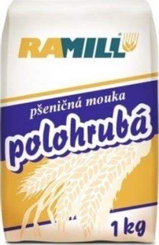 Porovnanie zrnitosti pšeničných múk (hladká, polohrubá, hrubá)