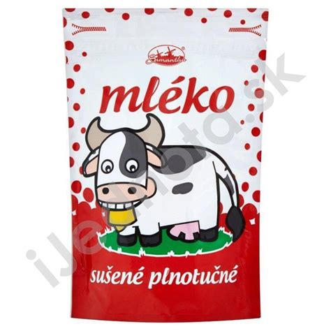 ingrediencie na zmrzlinu: mlieko, smotana, sušené mlieko