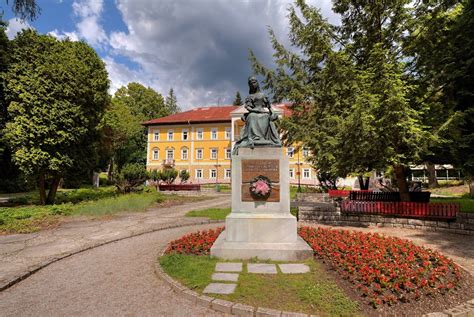 Kolonáda s minerálnymi prameňmi v Bardejovských Kúpeľoch