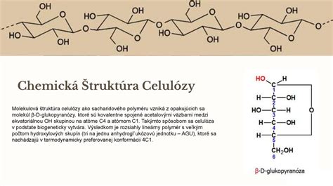 Chemická štruktúra éteru celulózy
