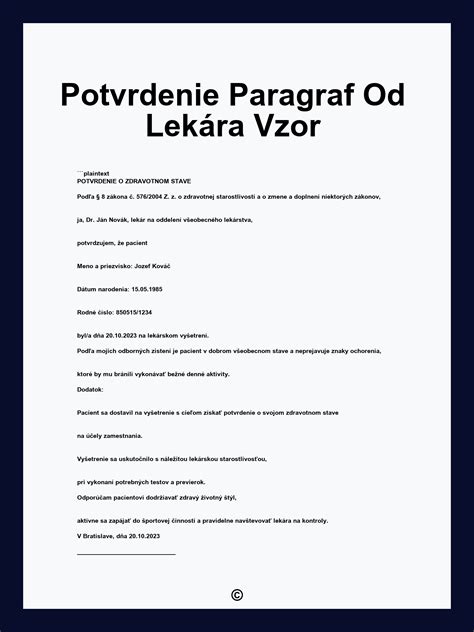 Grafický symbol pre návštevu lekára