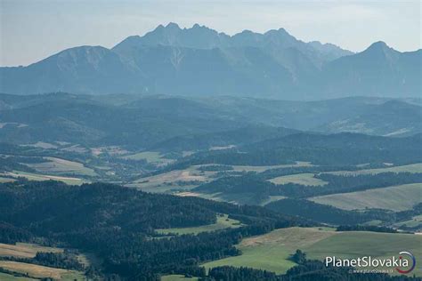 Pohľad na Belianske Tatry z Ždiaru
