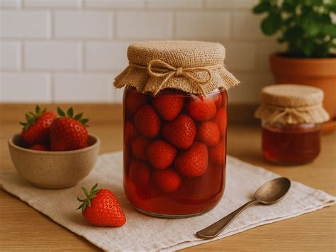miska s čerstvými jahodami pripravenými na spracovanie