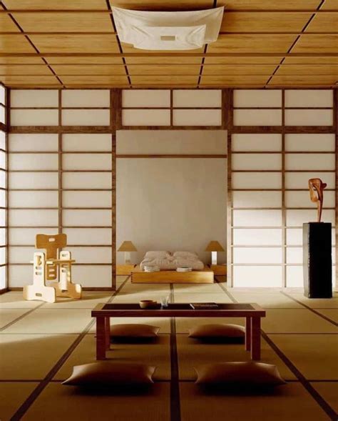 Interiér tradičnej japonskej degustačnej miestnosti (Tatami room)
