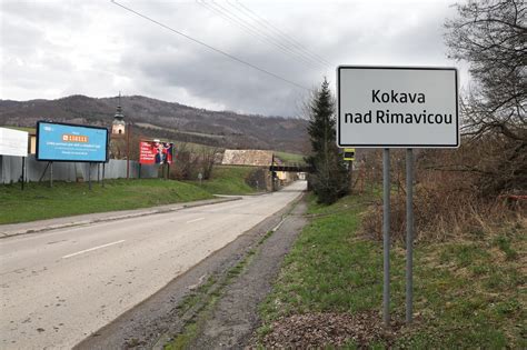 Mapa s vyznačenými turistickými atrakciami v okolí Kokavy nad Rimavicou