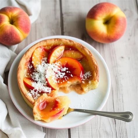 Broskyňové clafoutis