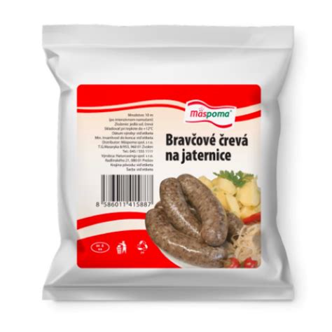 Plnenie jaterníc do bravčových čriev