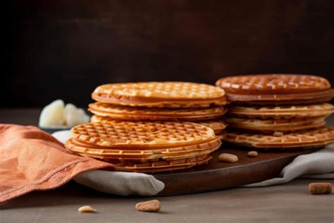 Pripravené karamelové stroopwafels