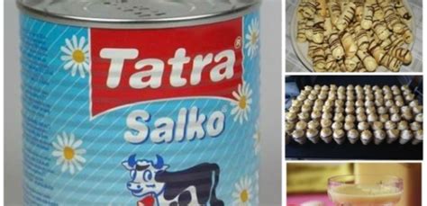 Jablká a plechovka Salka