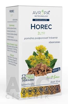 Detail koreňa horca žltého